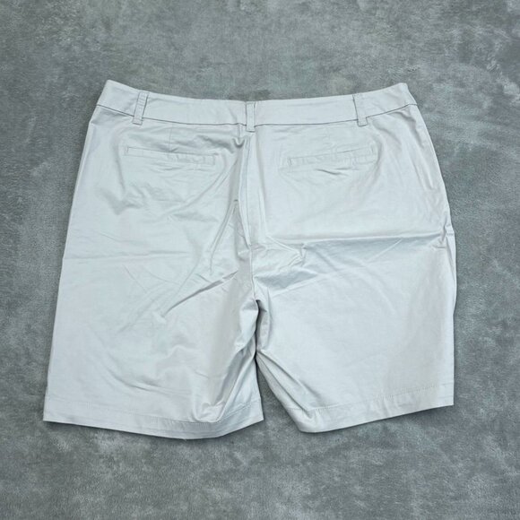 Matty M Womens Beige Bermuda Shorts Size XXL Cotton Blend a1659 - Picture 5 of 6